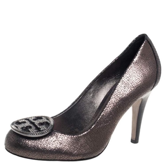 Tory Burch Shoes - TORY BURCH Embellished Logo Pumps/Heels Size 6.5